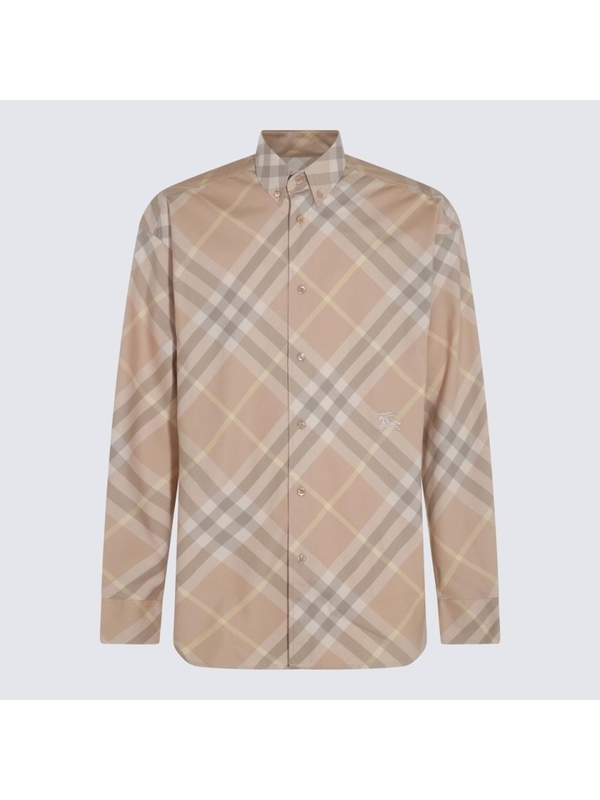 버버리 SS24 Burberry Shirts 8082194B8686 FLAX IP CHECK