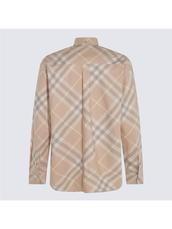 버버리 SS24 Burberry Shirts 8082194B8686 FLAX IP CHECK