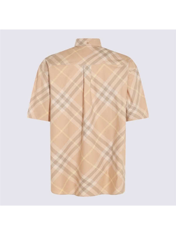 버버리 SS24 Burberry Shirts 8082478B8686 FLAX IP CHECK