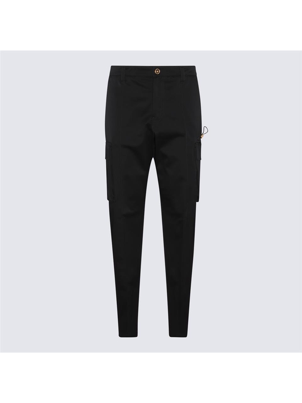 베르사체 SS24 Versace Trousers Black 10139991A099501B000 Black