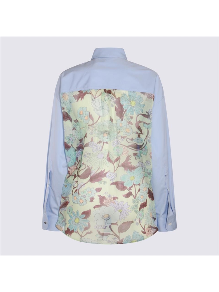 스텔라 매카트니 SS24 Stella McCartney Shirts Blue 620093SMA904008 Blue