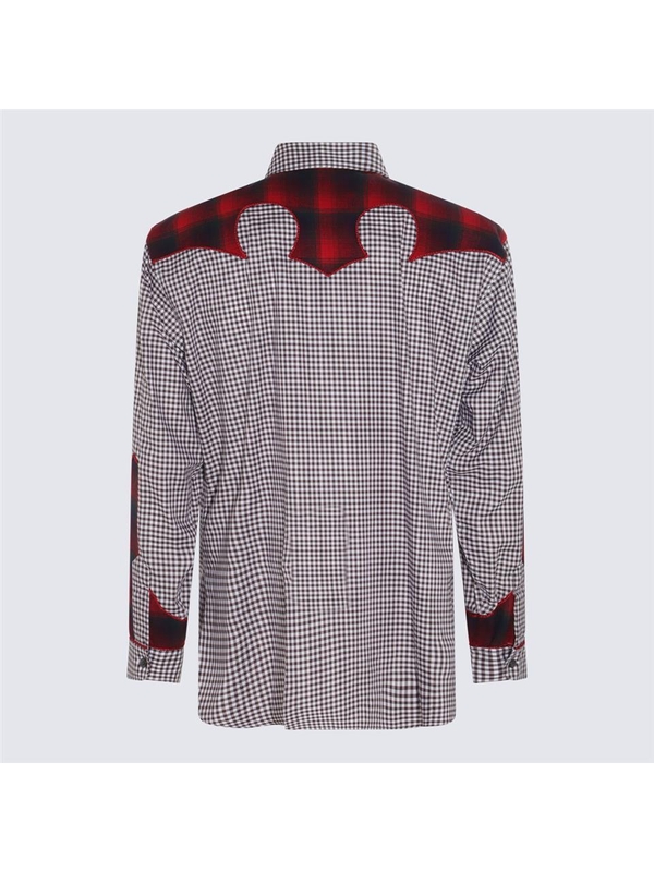 메종마르지엘라 FW23 Maison Margiela Shirts Red S67DT0008S78212143F Red