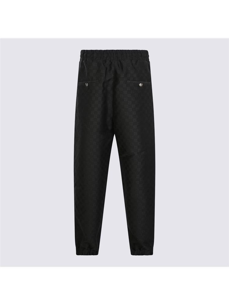 발망 FW23 Balmain Trousers Black BH0PO071WC19EAP Black