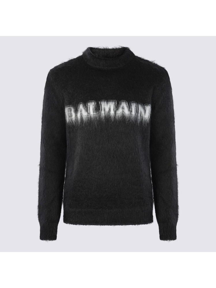 발망 FW23 Balmain Sweaters Black BH0KD000KF38EAB Black