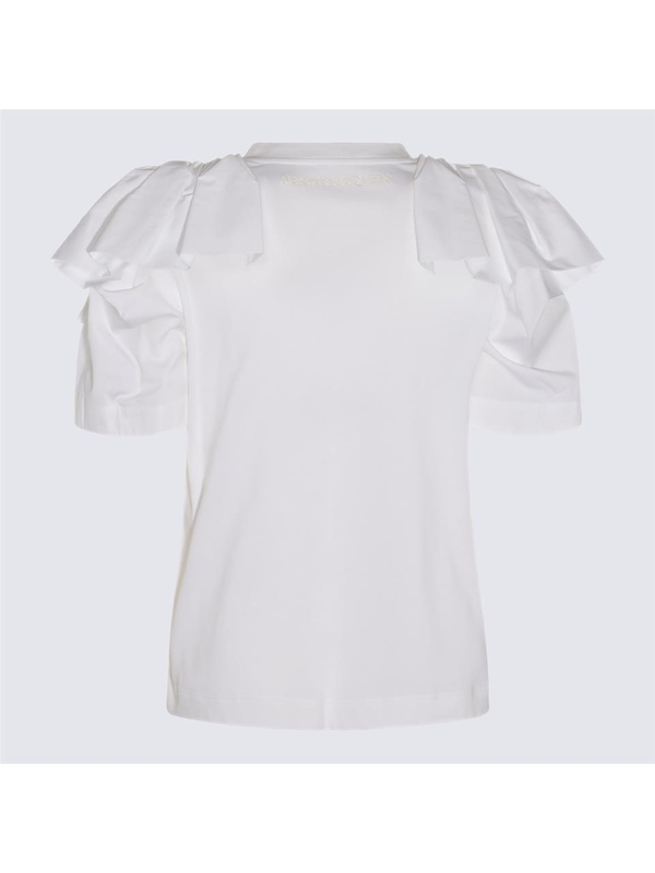 알렉산더 맥퀸 FW23 Alexander McQueen T-shirts and Polos White 762903QLAA69000 White