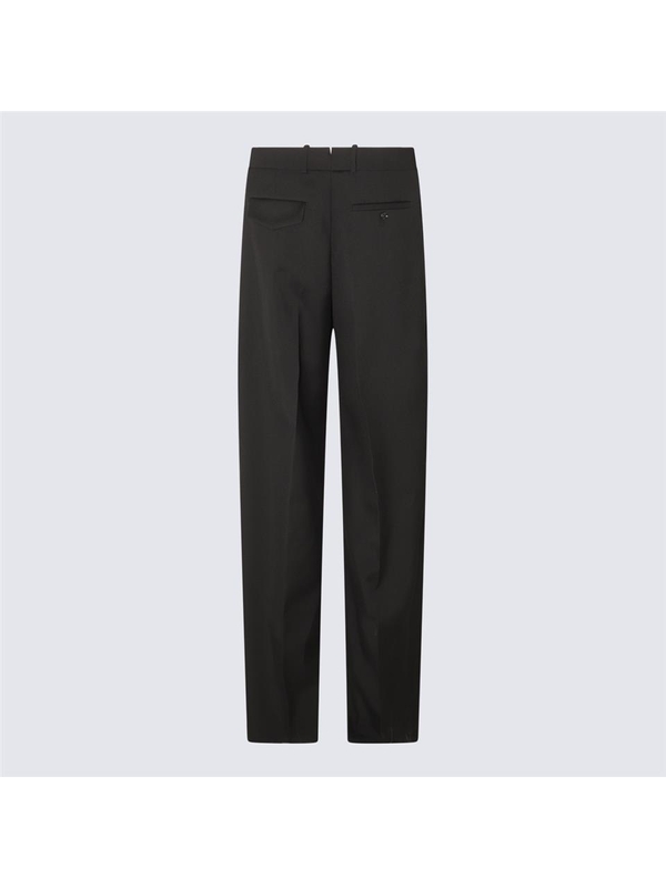 알렉산더 맥퀸 FW23 Alexander McQueen Trousers Black 758954QVU821000 Black