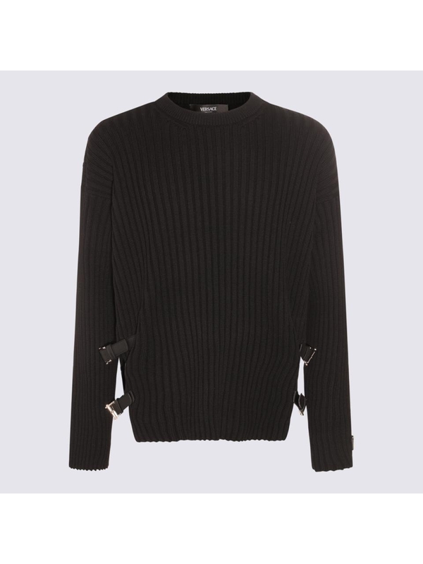 베르사체 FW23 Versace Sweaters Black 10117901A080691B000 Black