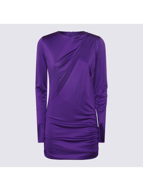 베르사체 SS23 Versace Dresses 10100431A005721LD60 BRIGHT DARK ORCHID