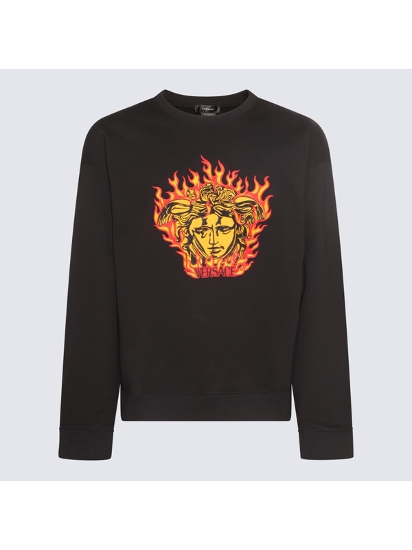 베르사체 FW23 Versace Sweaters Black 10106881A077511B000 Black