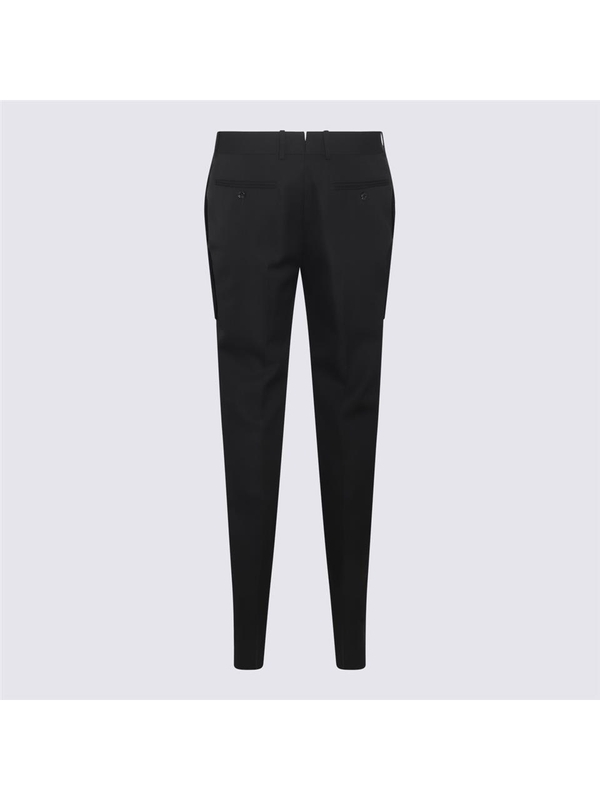 알렉산더 맥퀸 FW23 Alexander McQueen Trousers Black 741220QVV211000 Black