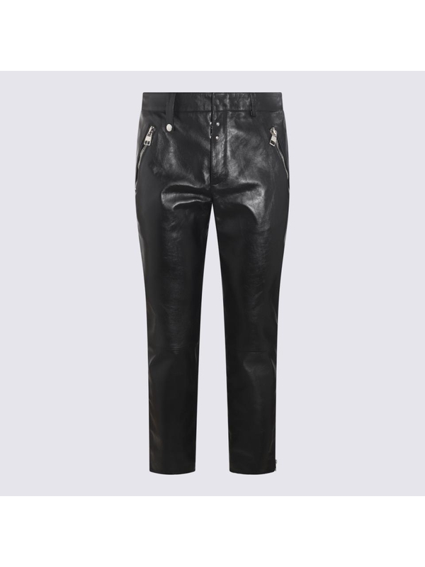 알렉산더 맥퀸 FW23 Alexander McQueen Trousers Black 626388Q5LIR1000 Black