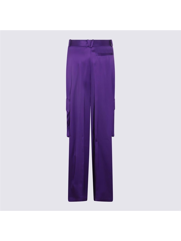 베르사체 SS23 Versace Trousers 10098441A068381LD60 BRIGHT DARK ORCHID