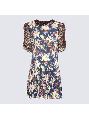 릭소 SS23 Rixo Dresses 0100163442202047 NAVY FLORAL LEOPARD MIX