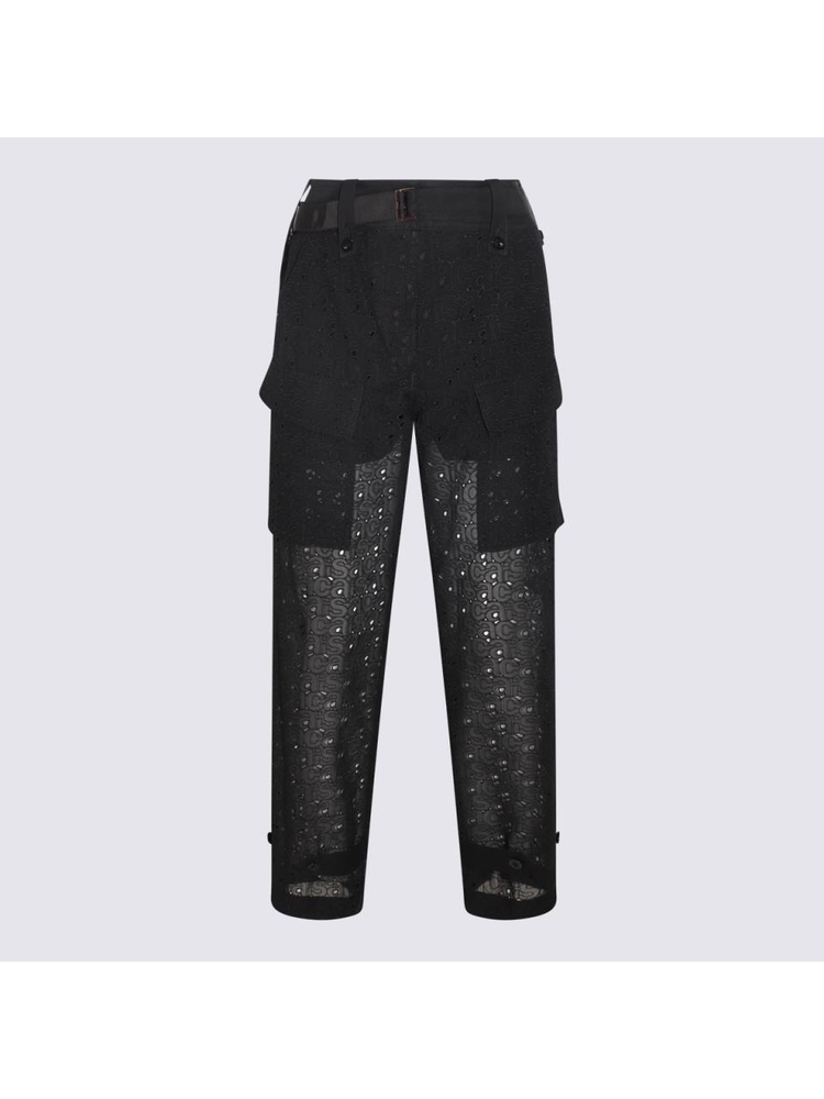 사카이 SS23 Sacai Trousers Black 2306554001 Black