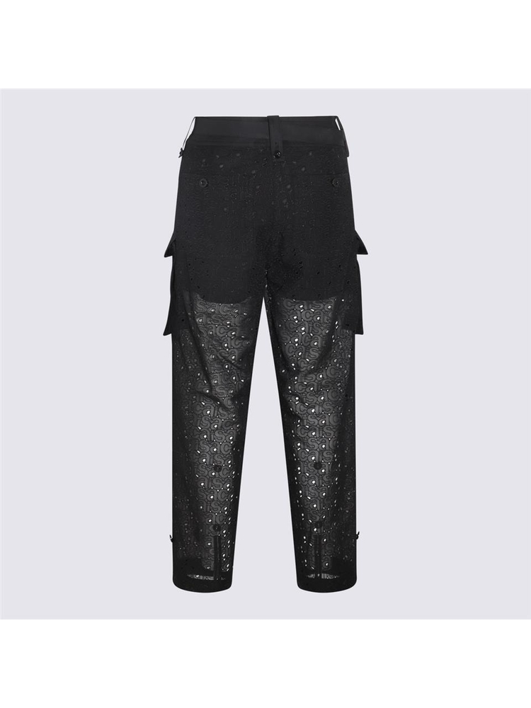 사카이 SS23 Sacai Trousers Black 2306554001 Black