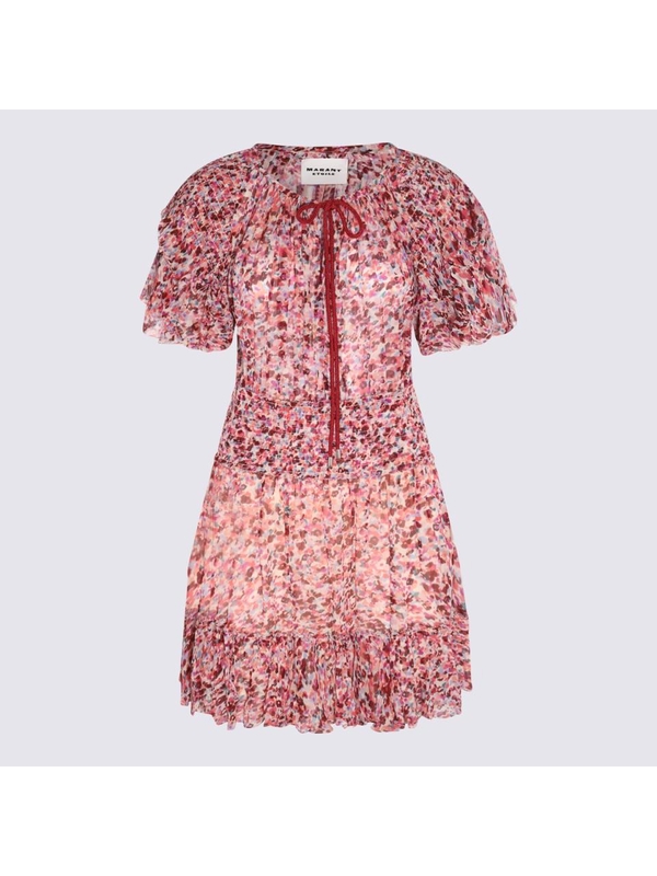 이자벨마랑 에뚜왈 SS23 MARANT ETOILE Dresses RO0032FAA1J49ERYEC RASPBERRY/ECRU