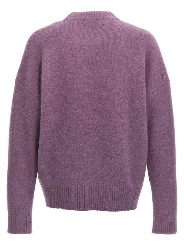 아미 FW24 Ami De Coeur sweater UKS025KN0032504 Purple