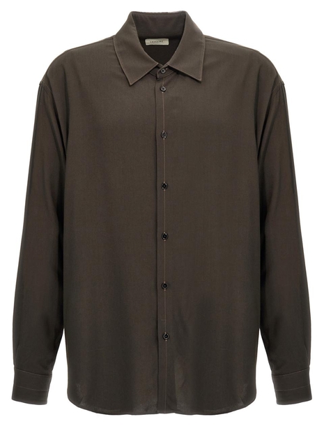 르메르 FW24 Relaxed shirt SH1116LF1286BR507 Brown