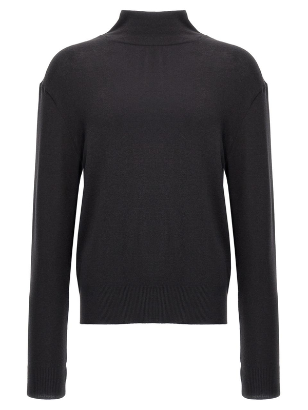 르메르 FW24 Seamless Turtle sweater TO1280LK1032MU163 Black  