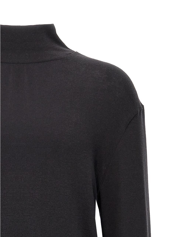 르메르 FW24 Seamless Turtle sweater TO1280LK1032MU163 Black  