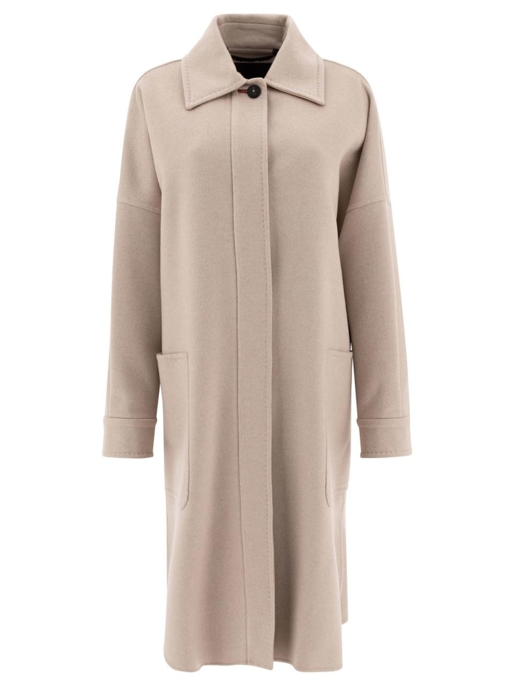 막스마라 아뜰리에 FW24 Oversize coat in cashmere 2421016045600BARUFFA026 Beige