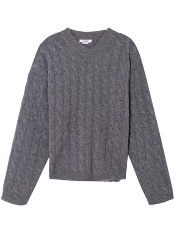 리던 FW24 RE/DONE Sweaters Grey 69710WCVNPULGREY HEATHER Grey