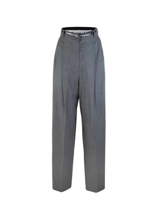 막스마라 스포트막스 FW24 Kiens Oversized Trousers 2422136022600-KIENS12002 Grey