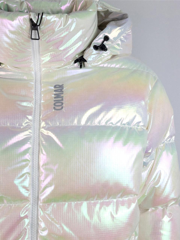 콜마르 FW24 Extra warm iridescent ski down jacket 2811-2YS01 White