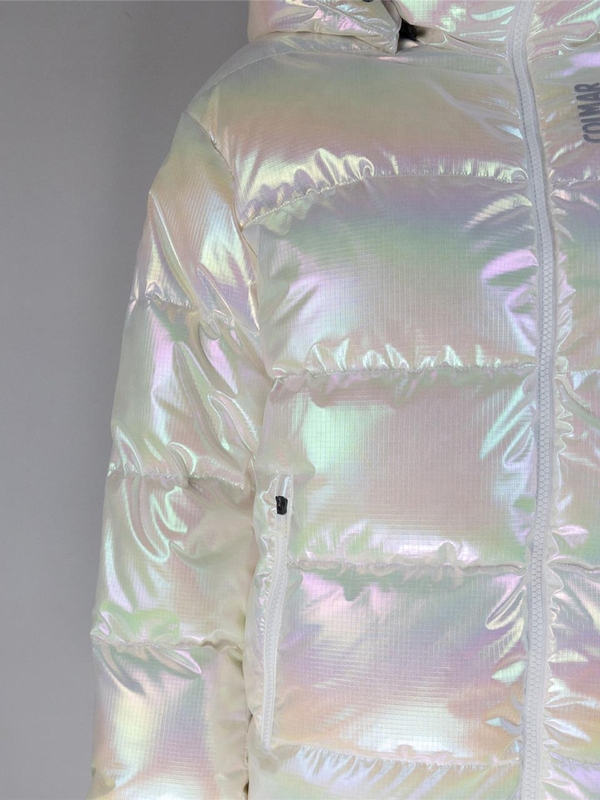 콜마르 FW24 Extra warm iridescent ski down jacket 2811-2YS01 White