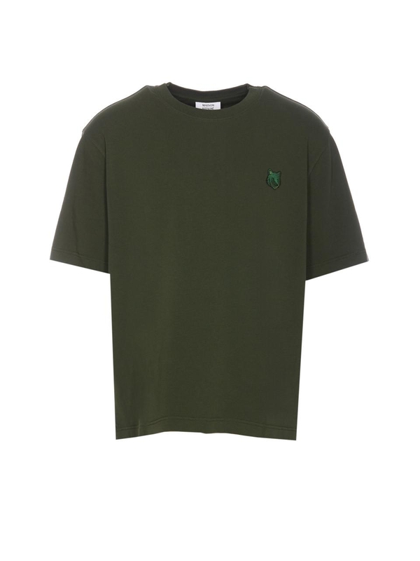 메종키츠네 FW24 MAISON KITSUNE T-shirts and Polos Green LM00107KJ0119P391 Green