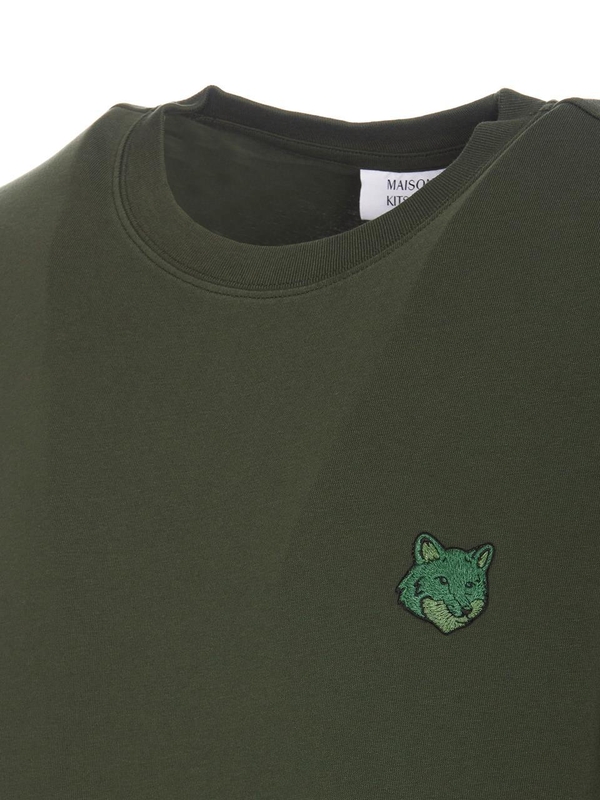 메종키츠네 FW24 MAISON KITSUNE T-shirts and Polos Green LM00107KJ0119P391 Green