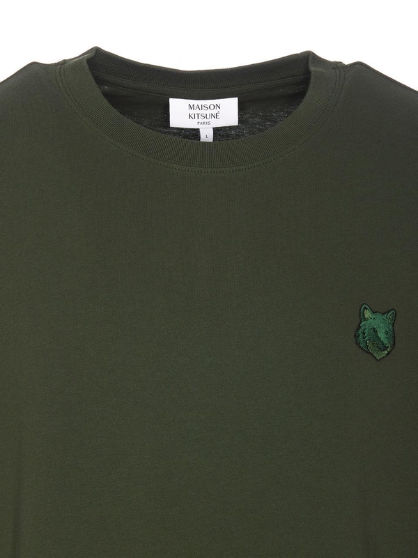 메종키츠네 FW24 MAISON KITSUNE T-shirts and Polos Green LM00107KJ0119P391 Green