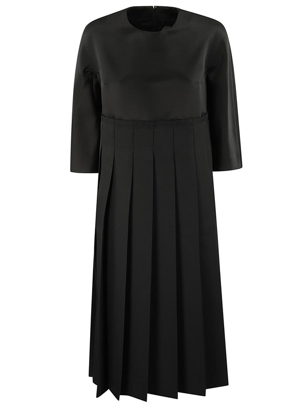 꼼데가르송 FW24 COMME DES GARcONS COMME DES GARcONS LONG DRESS RNO006W24 1 BLACK X BLACK