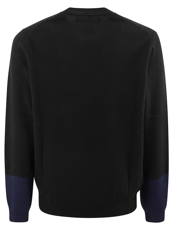 꼼데가르송 FW24 COMME DES GARcONS SHIRT SWEATER FZN111PER 1 BLACK/NAVY