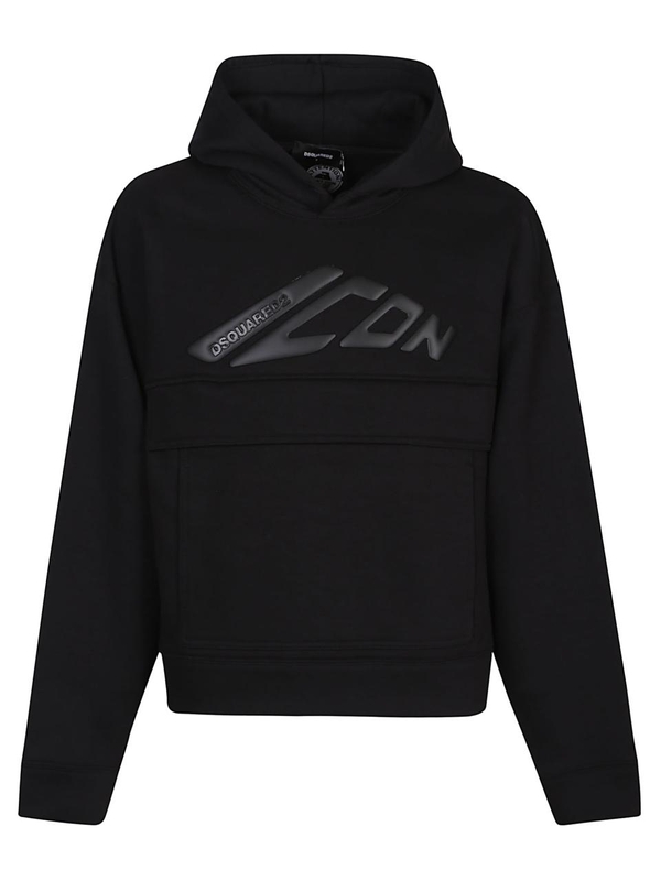 디스퀘어드2 FW24 ICON LOOSE FIT SWEATSHIRT S79GU0129 D25007 Black