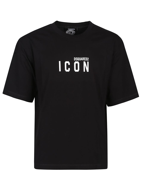 디스퀘어드2 FW24 ICON LOOSE FIT T-SHIRT S79GC0102 D20020 Black