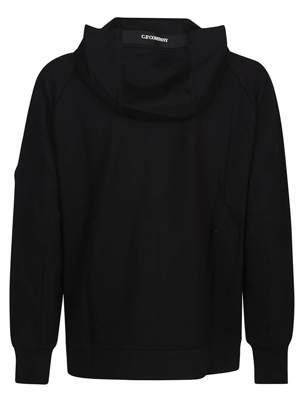 씨피 컴퍼니 FW24 DIAGONAL RAISED ZIPPED SWEATSHIRT 17CMSS025A 005086W Black