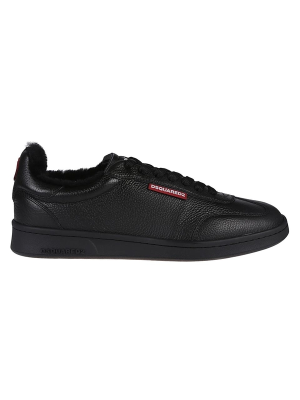 디스퀘어드2 FW24 BOXER LACE-UP LOW TOP SNEAKERS SNM0392 25107929 Black