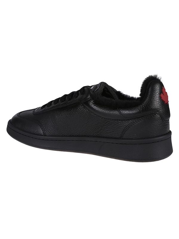 디스퀘어드2 FW24 BOXER LACE-UP LOW TOP SNEAKERS SNM0392 25107929 Black