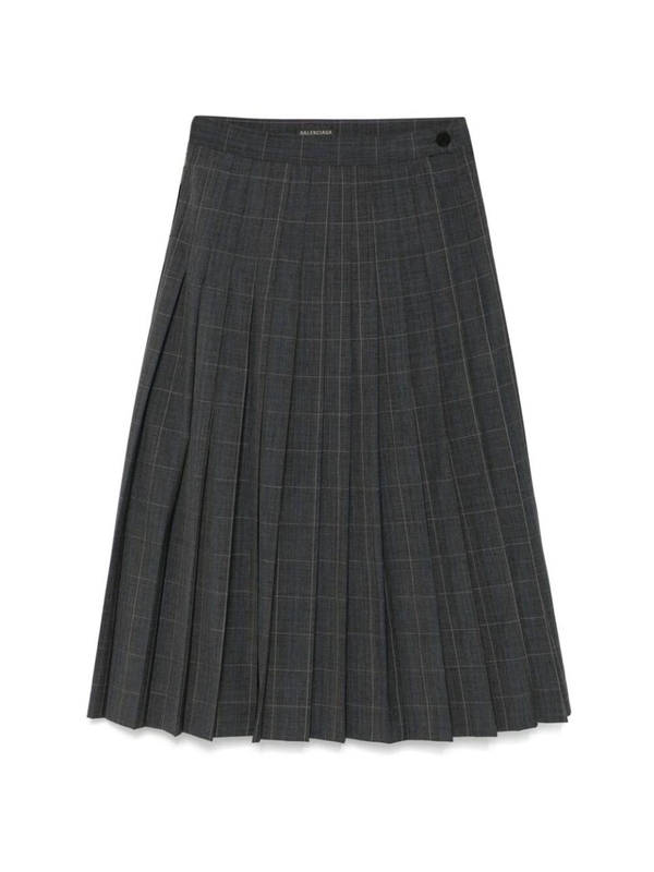 발렌시아가 FW24 Skirt Balenciaga 808774 TRT31 1269 GREY/BLACK