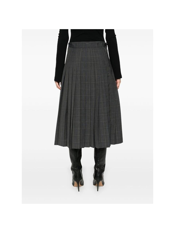 발렌시아가 FW24 Skirt Balenciaga 808774 TRT31 1269 GREY/BLACK