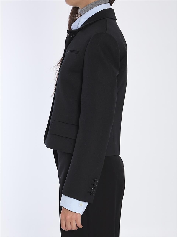 더 로우 FW24 Fletcher jacket 8243_W3177_BLK BLACK