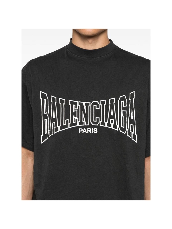 발렌시아가 FW24 T-shirt Balenciaga 787349 TRVH5 8190 BLACK