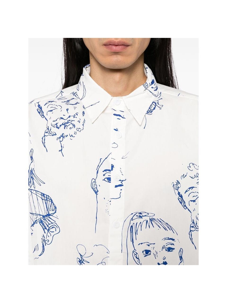 키드슈퍼 FW24 Shirt Kidsuper LTP-02 DOODLE WHITE One Color