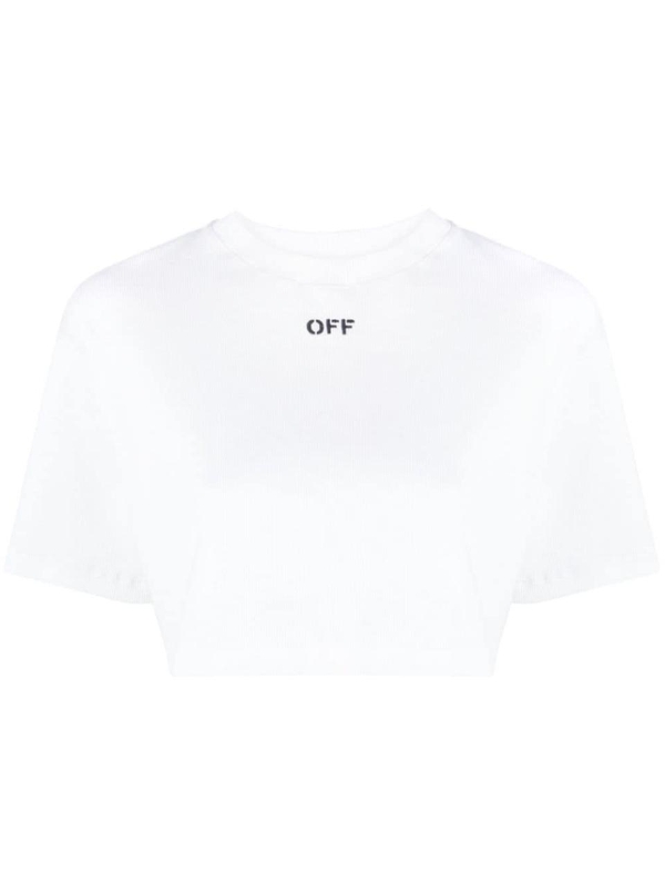 오프 화이트 FW24 Off White T-shirts and Polos White OWAA081C99JER0040110 White