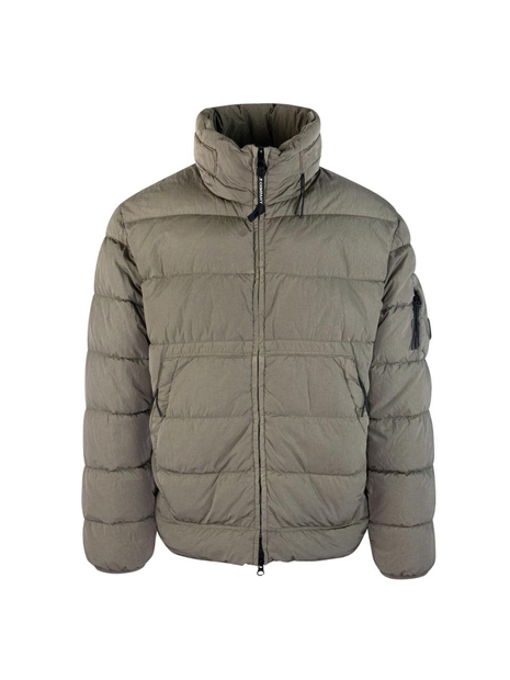 씨피 컴퍼니 FW24 Chrome-R grey down jacket 17CMOW016A005904G359 Grey