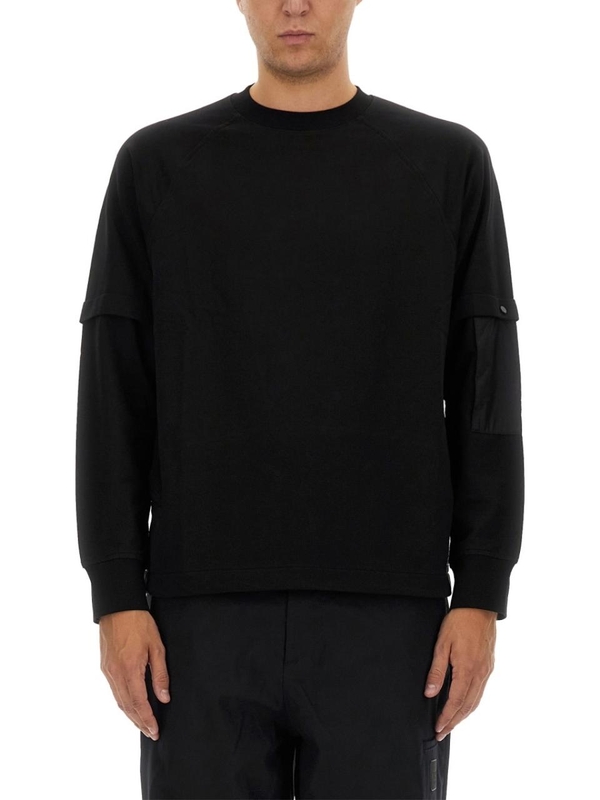 씨피 컴퍼니 FW24 SWEATSHIRT WITH POCKET 17CLSS029A_006452M999 BLACK