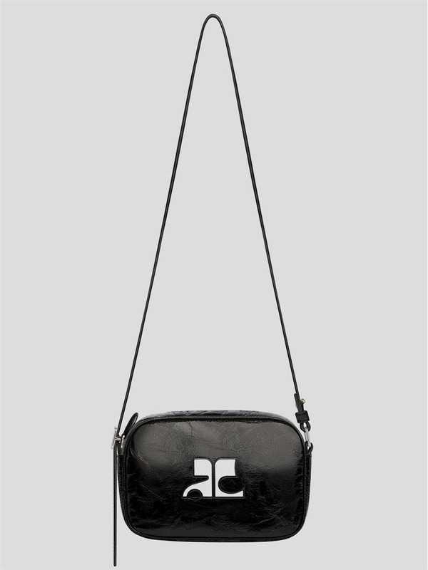 꾸레쥬 FW24 Courreges shoulder bag PERGSA061CR00449999 Black