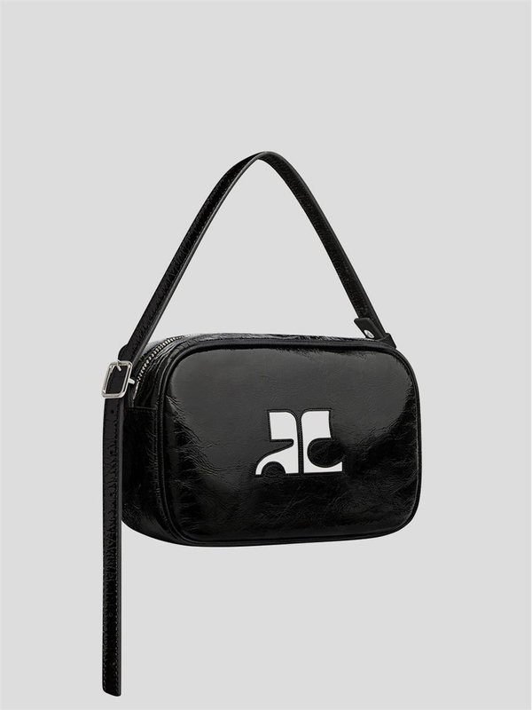 꾸레쥬 FW24 Courreges shoulder bag PERGSA061CR00449999 Black