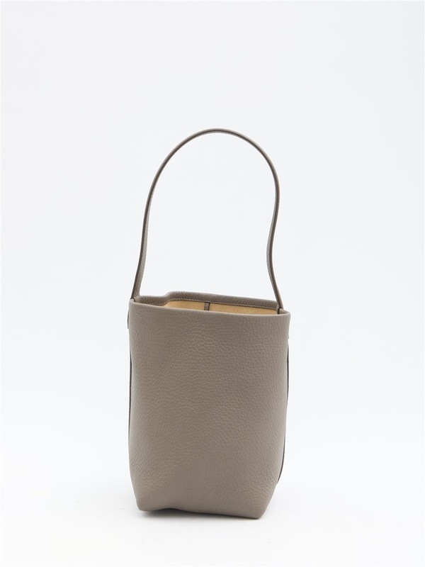 더 로우 FW24 Small N/S Park Tote bag W1314_L129_ELP BROWN